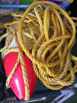 Buoy and rope