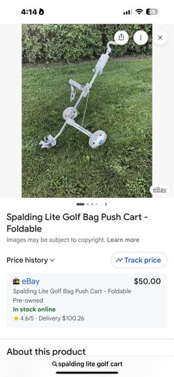 Spalding lite golf cart
