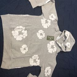 grey and white denim *AUTHENTIC