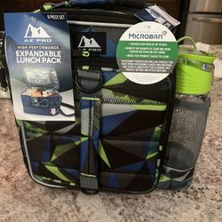 Brand new Artic Zone High Performance Expandable Lunch Pack 8 piece set for $15