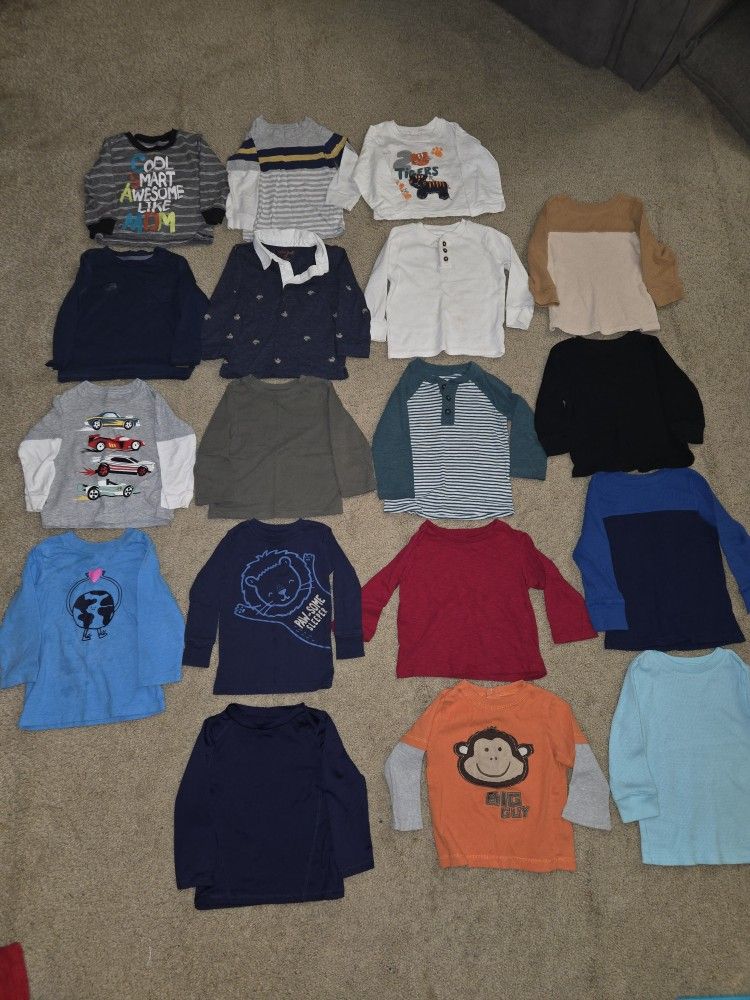 Baby Boy Clothes Size 18 Months Bundle of Shirts, Shorts, Pants, Romper, Etc.