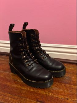 Doc Martens Leona Vintage Smooth Leather Boots