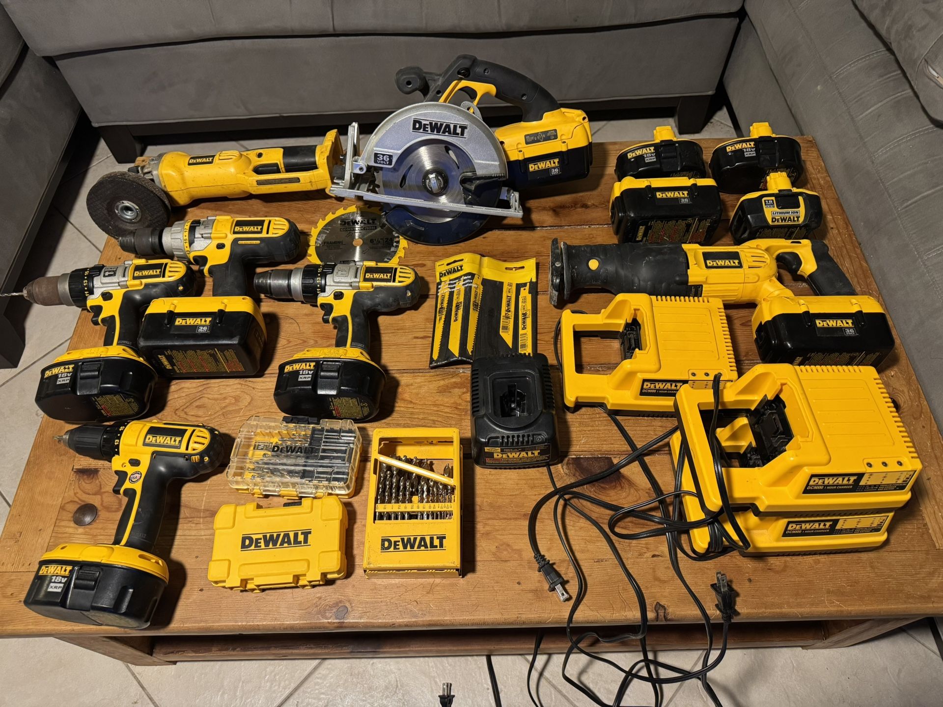 DeWALT Power Tool Set and Accessories 