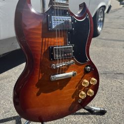 Epiphone SG Deluxe w/ maple top
