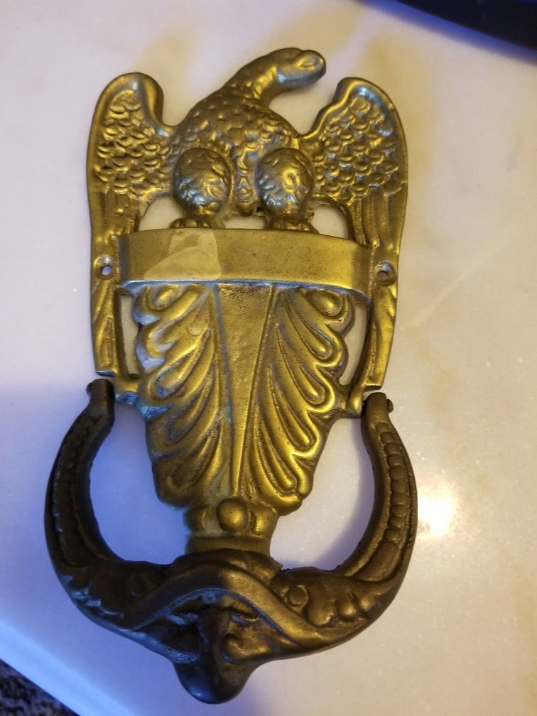 Old Brass Door Knocker