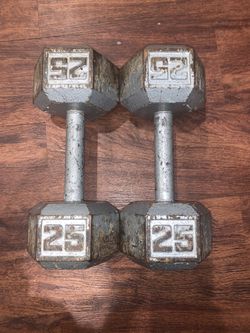Olympic plate dumbbells