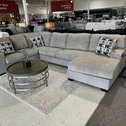 [OM] 🟪 Only $45 initial then take it home 🏡 Brand New Ballinasloe 3 Piece Sectional With Chaise 