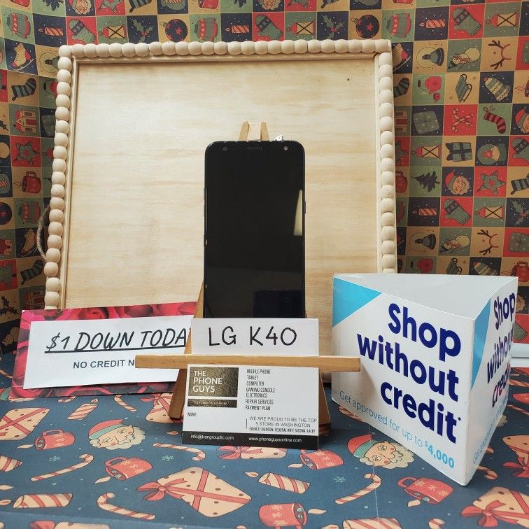 LG K40 Unlocked For All Carriers - $1 Down Today - NO CREDIT Needed