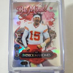 2026 Patrick Mahomes 1/1 True Color Match - BE MINE