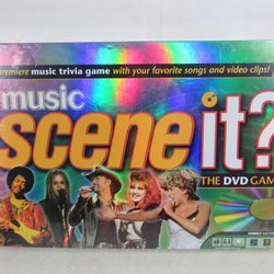 Scene It? Music Edition Trivia DVD Game 2005~ New & Factory Sealed!
