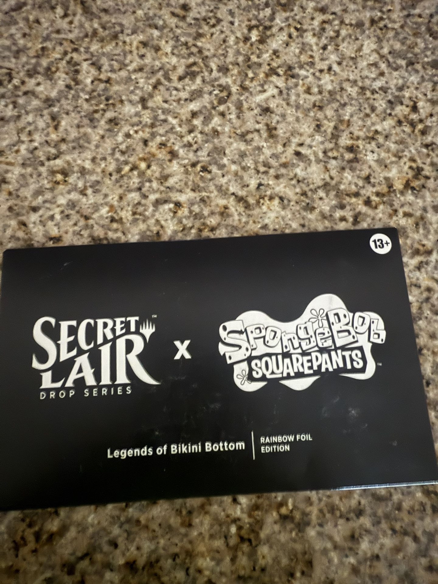 Magic The Gathering Secret Lair Drop: Our Boss is on Vacation Superdrop: Spongebob Squarepants: Legends of Bikini Bottom - Rainbow Foil Edition