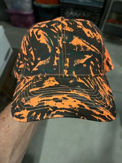 Specifically Pacific Woods Over Waves hat in orange