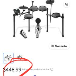 alesis nitro 8 piece mesh set  $350.00