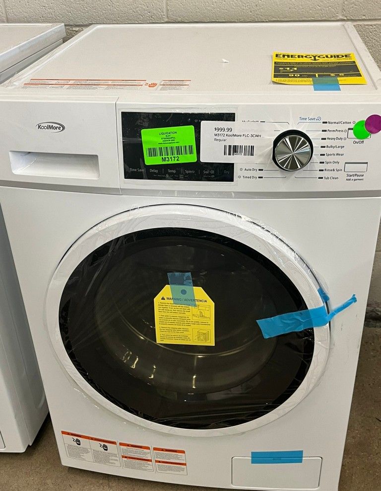 KoolMore FLC3CWH 2.7 cu. ft. AllinOne Washer Dryer Combo for Sale in