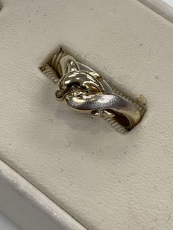 14k Dolphin Ring