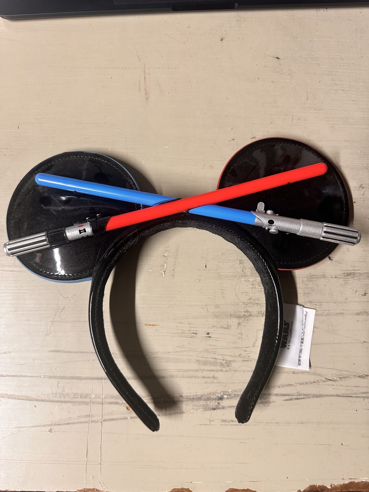 Disney Parks Star Wars Lightsaber 3D Ears Headband MTFBWY
