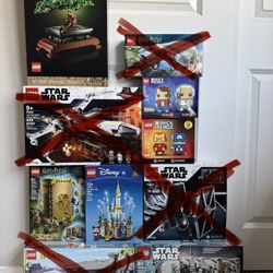 New/Unopened Lego Sets (Harry Potter, Star Wars, Disney, Flintstones)