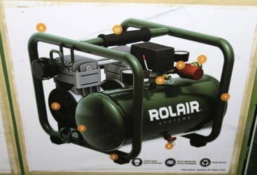 Rolair Air Compressor New 