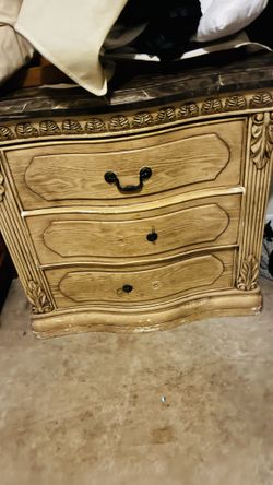 Contemporary Marble Top Dresser
