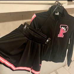 Gril Outfit Set Jacket With Skirt Excellent Quality Size M