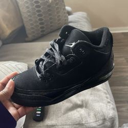 Air Jordan Nike Black Cat Sneakers Youth Size 4y