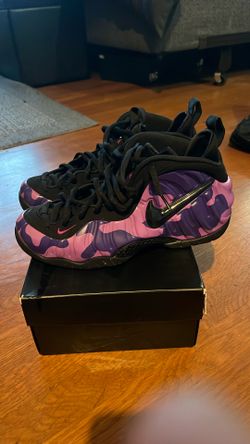 Foamposite Purple Camo Size 8.5
