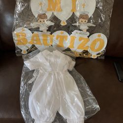 Baptism Outfit For Boy Size 2 / Para bautizo 