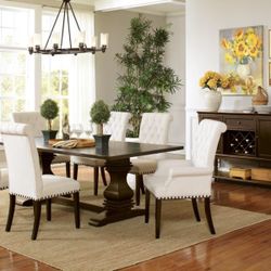 7 piece dinning room table