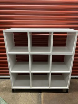 White Cube Organizer Bookcase Shelve