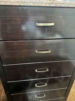 Dark Brown Multi-Drawer Dresser