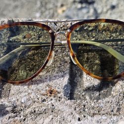 Gucci Aviator Men’s Pilot Sunglasses Green Gold Havana 58mm 