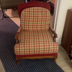 Chair With Ottoman 