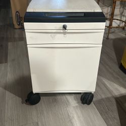Two Drawer File Cabinet With Key 