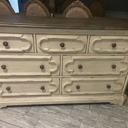 White Rustic Dresser