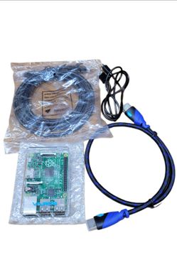 Raspberry Pi 1 Model B+ V1.2 512MB RAM Bundle - 4GB Micro SD, HDMI, RJ45 Cable