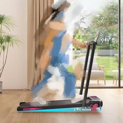 ❤️‍🔥 #E. Walking Pad with Handle Bar,