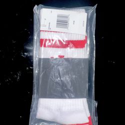 Amiri Red White Ringer Socks New Sealed 
