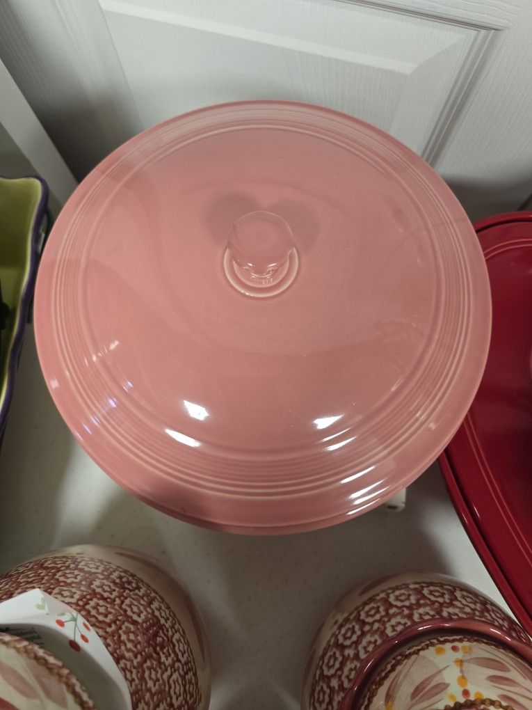 Fiesta Rose Casserole Dish