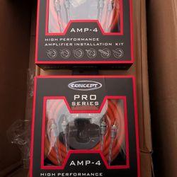 NEW / NUEVO. 4 Gauge Amplifier Installation Kits. Located In North Stockton. 