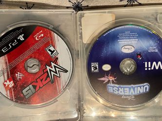 WWE 2K15 PS3 & Disney Universe Wii Discs