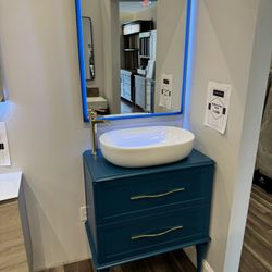Blue Bathroom Vanity