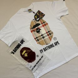 BAPE A Bathing Ape “Check By Bathing Ape” Tee