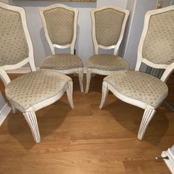 Set of Six French Country Farmhouse Dining Chairs 