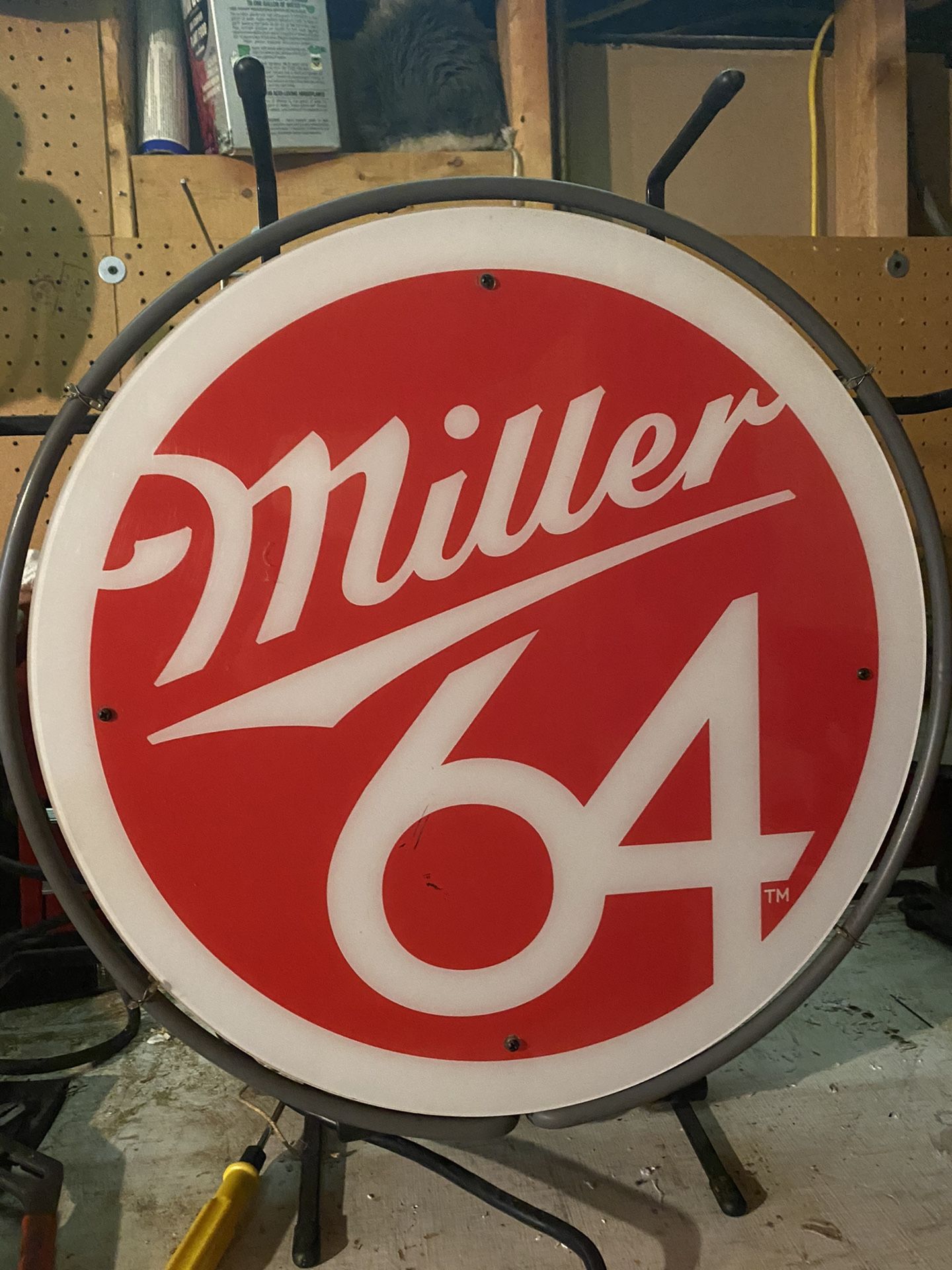 Miller 64 neon sign