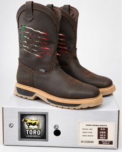 Toro Work Boots Western Style Size 9.5