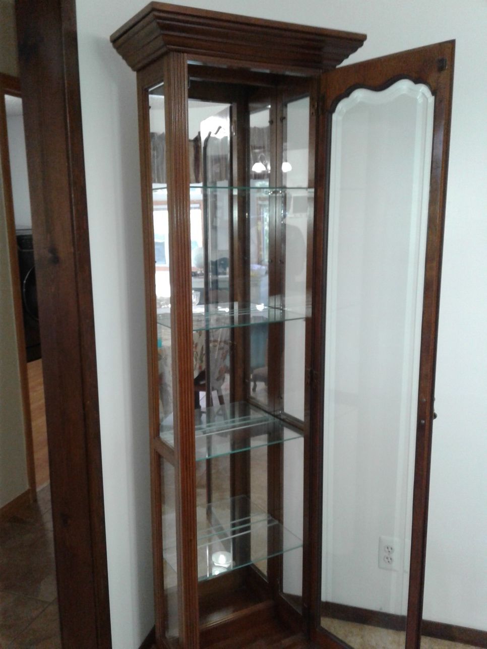 MEDIUM SIZE CURIO CABINET