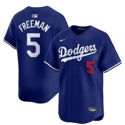 Dodgers Freddie Freeman World Series Champions Jersey 