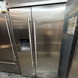 42” Jenn Air Built In Stainless Steel Refrigerator 