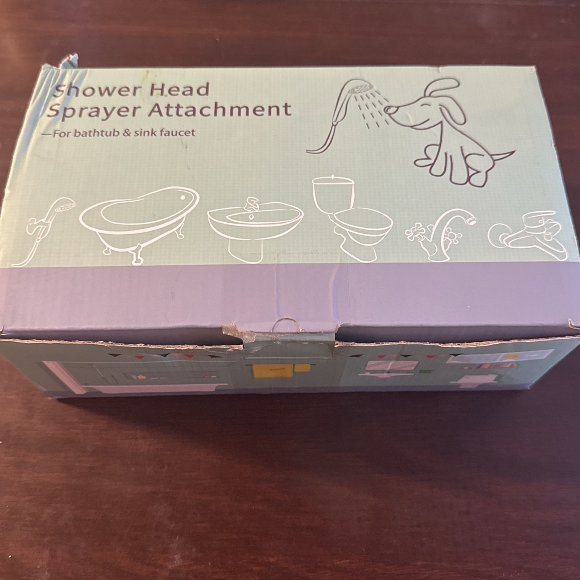 Pet Shower Head Sprayer Attachment