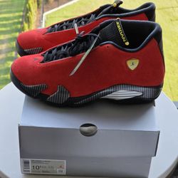 Deadstock Jordan Retro 14 Ferarri Size 10.5 